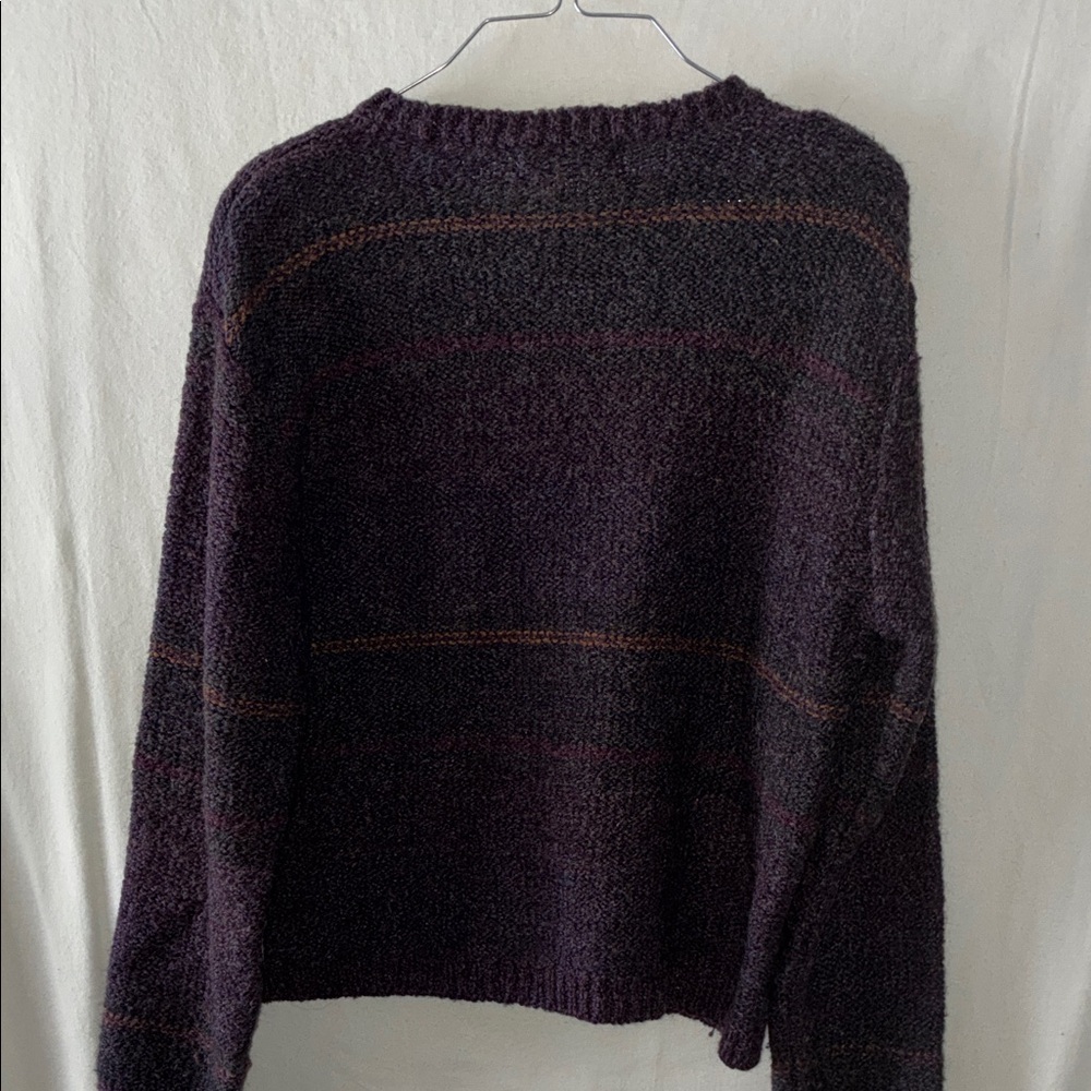 Dressbarn Purple and Gray Women's Sweater - Picture 4 of 4